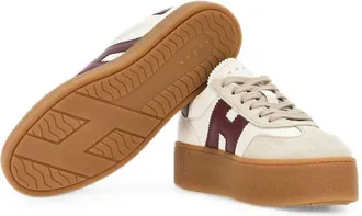 Hogan Nappa Leather & Suede Sneaker - White