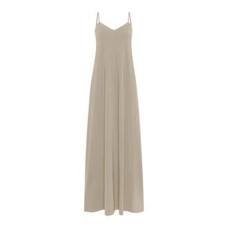 Roberto Ricci Design Maxi Dresses, female, Gray, Size: 2XS Surflex Light Long Dress