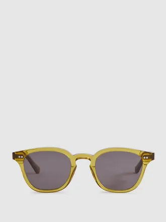 Monokel Eyewear Round Sunes, Amber
