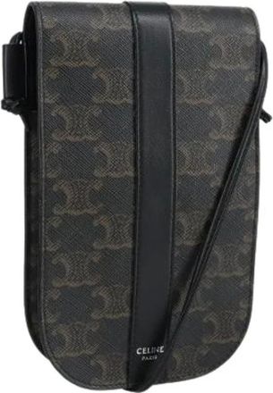 Celine Pre-owned Cross Body Bags, female, Black, Size: ONE SIZE Pre-owned Vintage Pouch