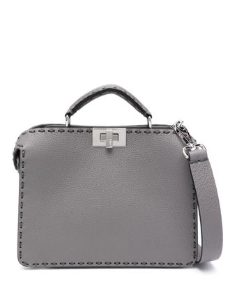 Fendi mini Peekaboo Iseeu shoulder bag - Grey
