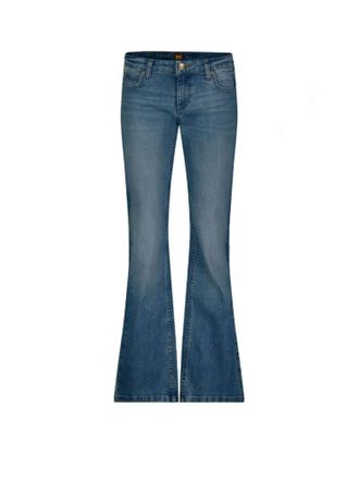 Lee Bootcut-Jeans LEE Lee Jeans Jessica, Damen, Gr. 26, L&auml;nge 33, blau, Obermaterial: 78% Baumwolle CO. 20% Baumwolle CO recyc.. 2% Elasthan EL., Jeans Bo