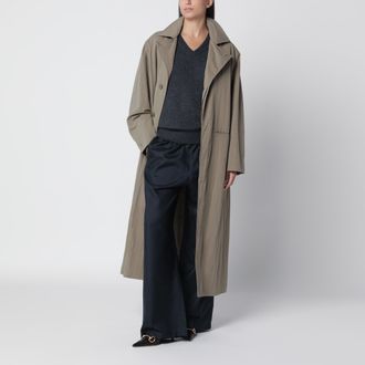 Gucci Trench coat oversize in nylon color beige taupe