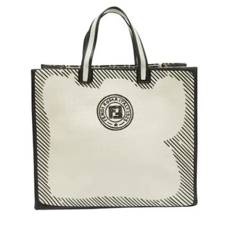 Fendi Pre-owned Tote Bags, female, White, Size: ONE SIZE Pre-owned Joshua Vides Tote