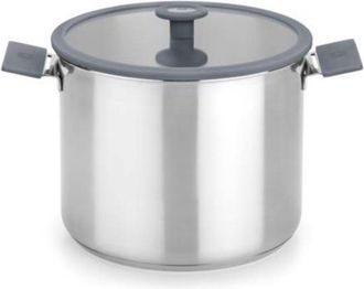 Bra Olla Con Tapa Bra Cristal Steel Gris 22 A703954