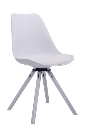 Clp Clp - Silla Para Visitas Troyes Rund Blanco Blanco