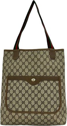 Gucci Pre-owned Gucci GG Supreme Web Tote Ladies 1WL4IBWBWDWG8C59