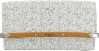 Goyard Pre-owned Clutches, female, White, Size: ONE SIZE Pre-owned Canvas crossbody-bags