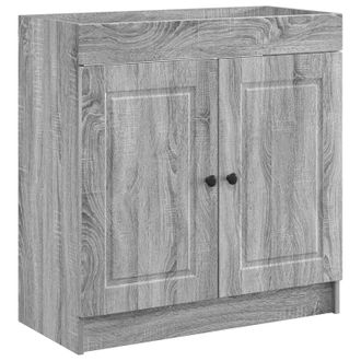vidaXL Cabinet Debajo Del Fregadero Sonoma Gris 78,5 X 37,5 X 81 Cm Vidaxl