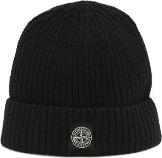 Stone Island Berretto con toppa con logo Stone Island