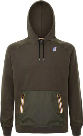 K-Way LE Vrai Loic Hoodie - Heren - Hoodies - Groen - S - Katoen - Hoodies & sweatvesten
