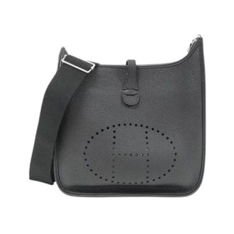 Herm&egrave;s Pre-owned Vintage Schoudertas - Dames - Pre-owned - Zwart - Maat: ONE Size Leer