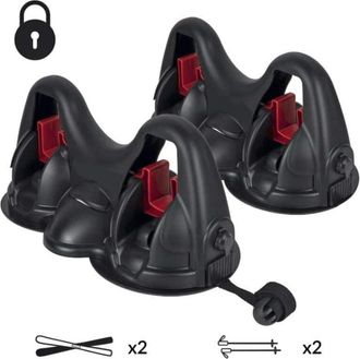 Far portasci magnetico per 2 sci ski tetto auto chiusura antifurto universale 042 dc