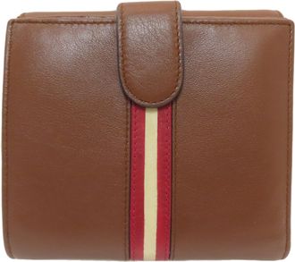 Bally Brown Leather Wallet (Bi-Fold) (Pre-Owned)