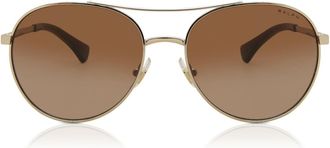 Ralph Lauren RA4135 911613 Womens Sunglasses Gold Size 55