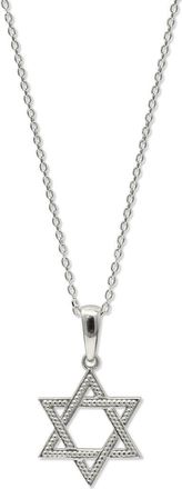 Anzie Dew Drop Star of David Pendant in Silver at Nordstrom, Size One Size Oz