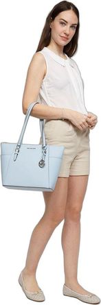 Michael Kors Womens Tote Pale Ocean Leather Tote-bags