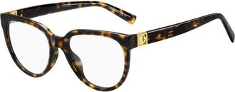 Givenchy Stijlvolle Acetaat Brillen - Dames - Brillen - Bruin - 52 MM - Accessoires