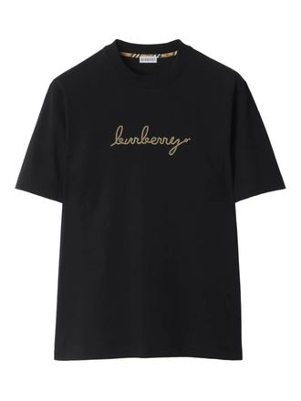 Burberry T-shirt in cotone - Nero
