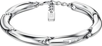 Diesel Stainless steel chain bracelet - Bracelets - Unisex - Silver
