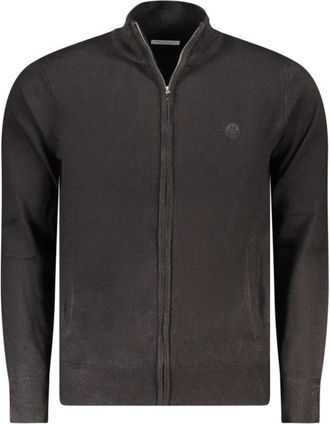 North Sails Zwarte Nylon Vest met Borduurwerk - Heren - Vesten - Zwart - L - Nylon - Truien & Vesten