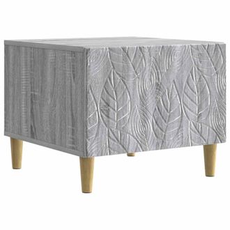 vidaXL Mesa De Centro Sonoma Gris 50 X 49 X 40 Cm Madera De Ingenier&iacute;a Vidaxl