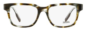 Ermenegildo Zegna EZ5260 Retro Rectangular Acetate Eyeglasses - Gray