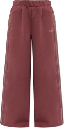 adidas Wide-leg Trainingsbroeken - Dames - Sweatpants - Rood - XS - Katoen - Broeken