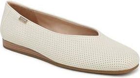 Dr. Scholls Violet Flat in Off White Faux Leather at Nordstrom Rack, Size 6.5