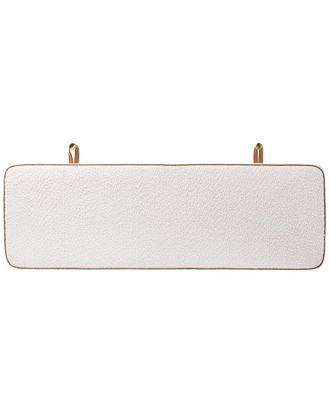 Baxton Studio Belden Boucle Upholstered Wall-Mounted Headboard, Queen