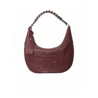 John Richmond Bolso de hombro con logo en relieve y asa de cadena - Bags - Mujer - Rojo - ONE SIZE