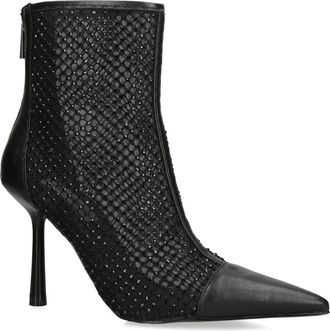 Steve Madden Womens Arlette 00 E Boots - Black Fabric - Size UK 5