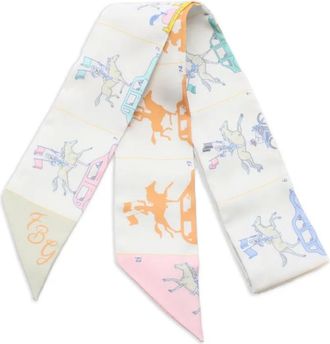 Hermès Foulard Parade anni 2010 - Toni neutri