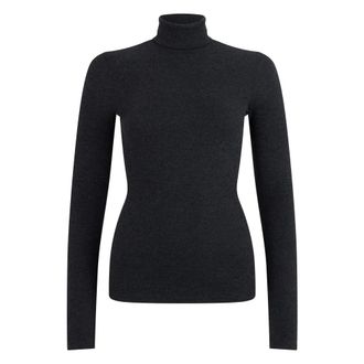 A Gold E Coltrui Met Ribbels - Dames - Coltruien - Zwart - XS - Katoen - Truien & Vesten