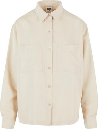 Urban Classics Dames/Dames Twill Oversized Overhemd (Zand)