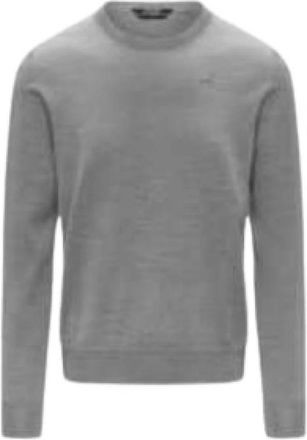 K-Way Sebastien Sweater - Heren - Ronde hals truien - Grijs - L - Wol - Truien & Vesten