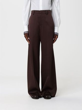 Brunello Cucinelli Womens Dark Brown Wide Trousers, Size 42