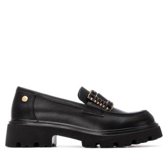 Xti Womens 144429 Round Toe Shoes In Black