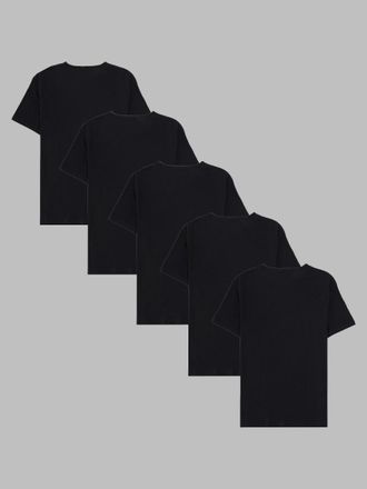 Paul Smith Organic Cotton 5-Pack T-Shirt - Black