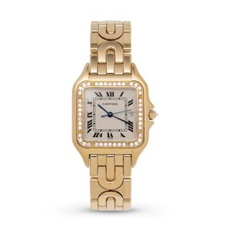 Cartier Pre-owned Cartier Panthere De Cartier Quartz Diamond White Dial Ladies Watch 1270 2
