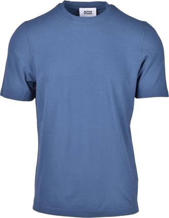 Alpha Studio Uomo, Top, Blu, S, new