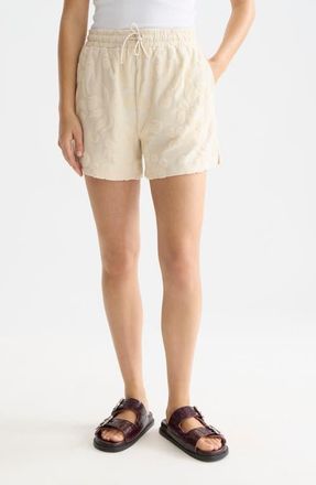 Scotch & Soda Jacquard Towelling Shorts in Fog at Nordstrom, Size X-Large