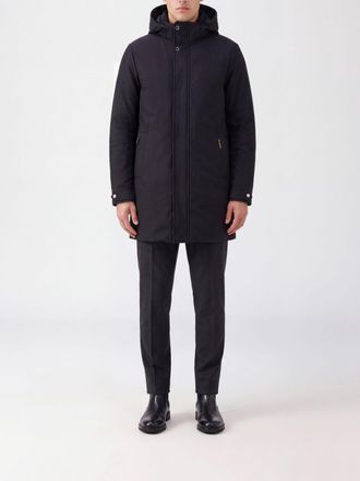 Moorer Parka imbottito in piuma doca con cappuccio e finitura impermeabile