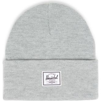 Herschel Elmer Knit Beanie in Heather Light Grey at Nordstrom