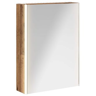 vidaXL Armario Con Espejo De Ba&ntilde;o Madera Vieja 53,5 X 15,5 X 70 Cm Vidaxl