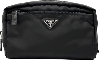 Prada Nero Nylon Pouch (Pre-Owned)