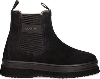 GANT Sistown pull-tab platform boots - women - Calf Suede/Calf Leather/Rubber - 42 - Brown