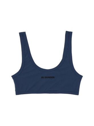 Jil Sander Scoop Neck Bikini Top With Thick Straps