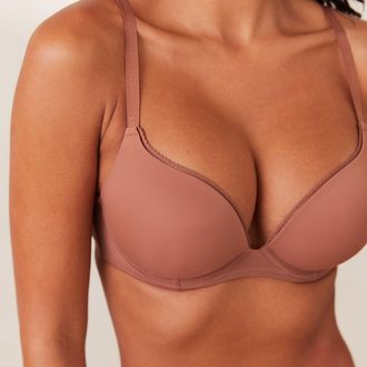 Lounge Comfort High Push-Up T-shirt Bra - Mocha - 30 / DD