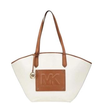 Michael Kors Pre-owned Tote Bags, female, White, Size: ONE SIZE Pre-owned Tote Bag